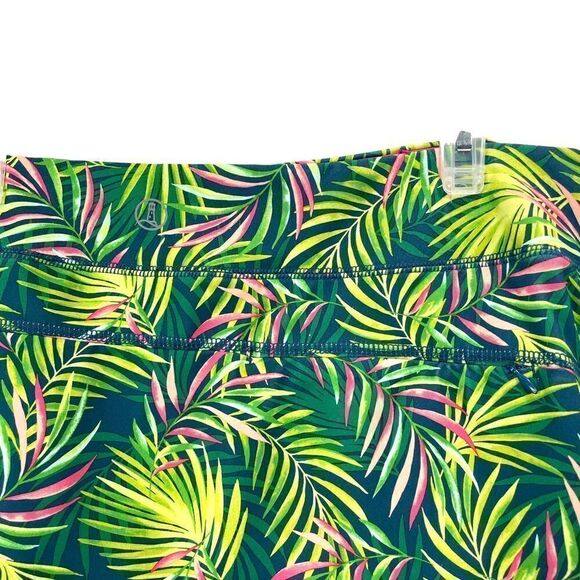 Landsend palm print athletic skorts‎ Sz 2X running hiking gym - Picture 4 of 7
